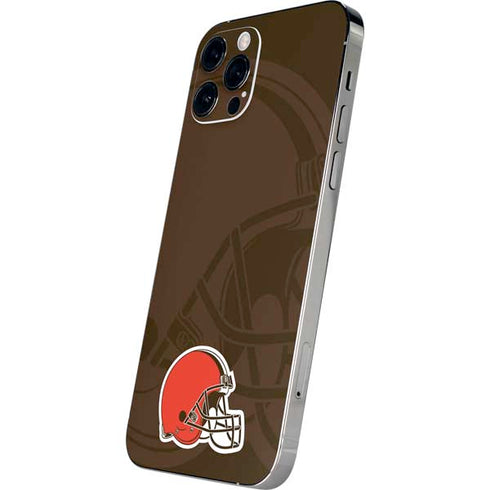 NFL Cleveland Browns Double Vision iPhone 12 Pro Skin